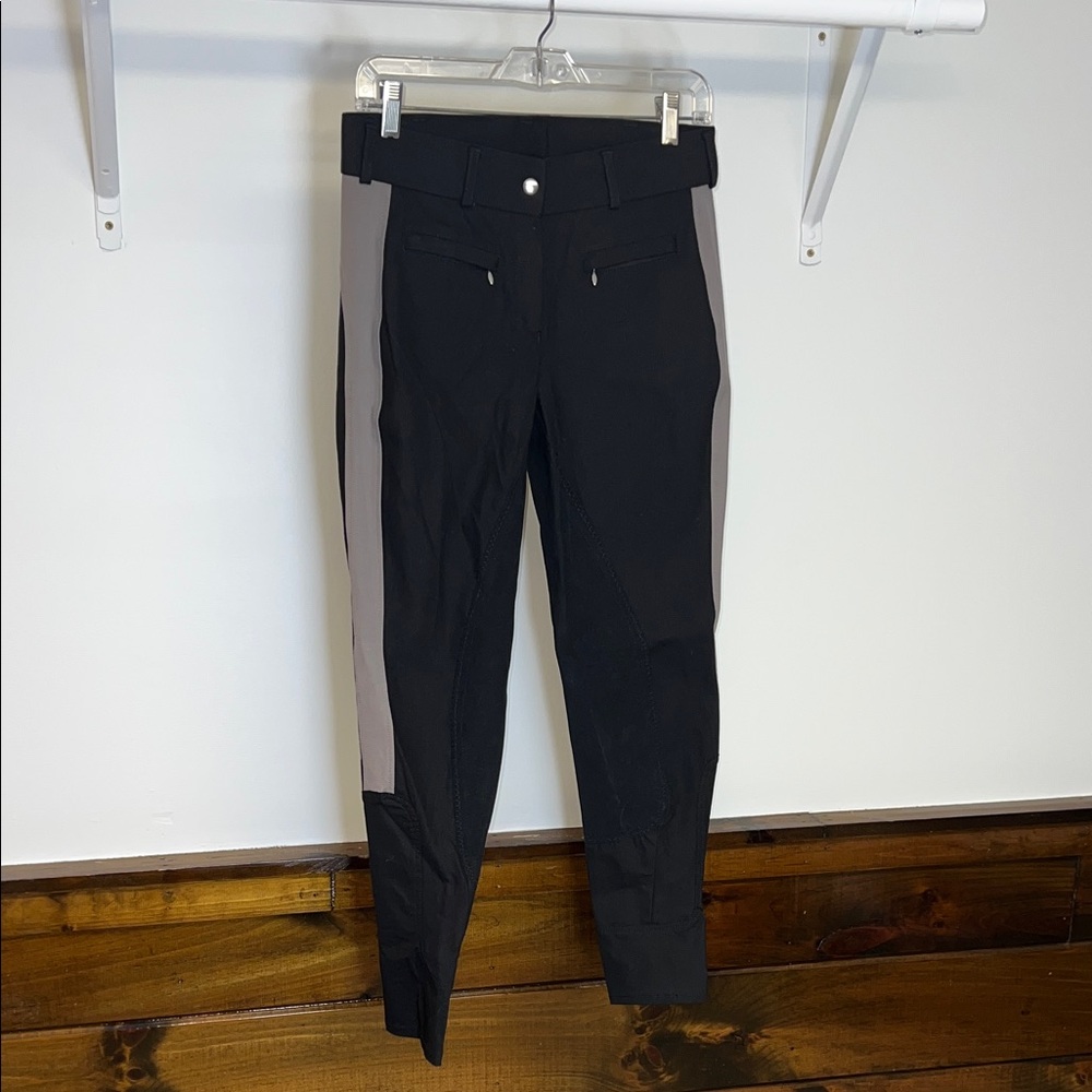 Dover Saddlery Equestrian Black and Gray‎ Pants- 30